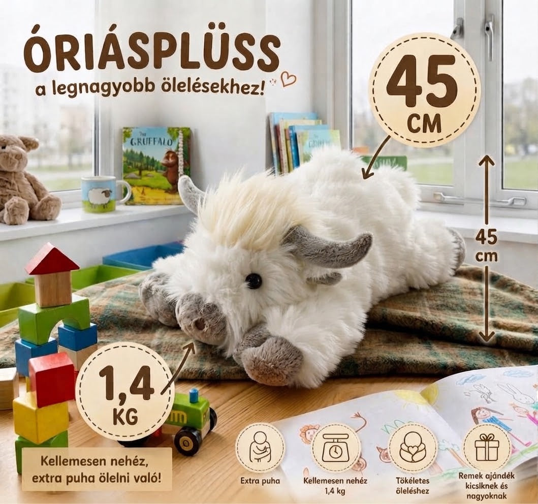 Nini - az 1,4 kg-os Melegíthető Nyugtató Plüssboci